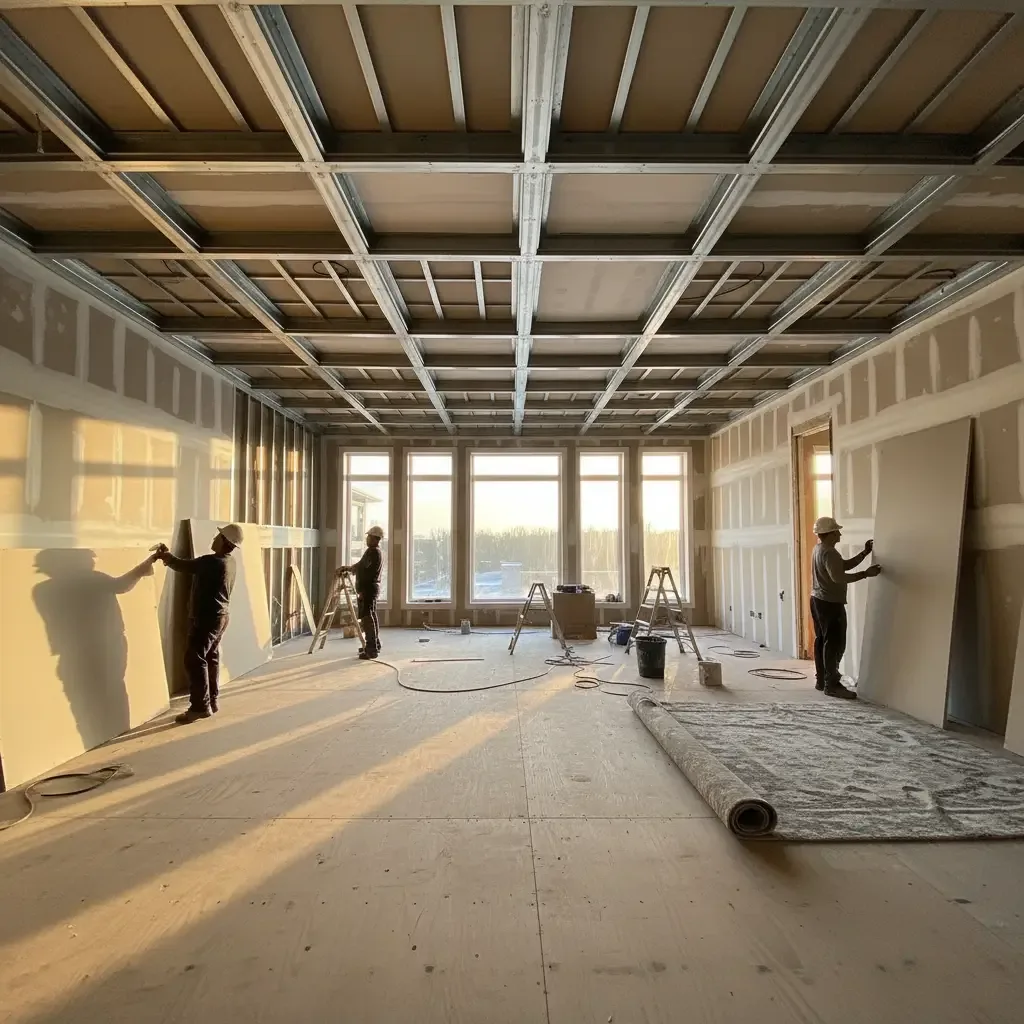 Annex Victorian - Coffered Ceiling Installation - Toronto Drywall Pro