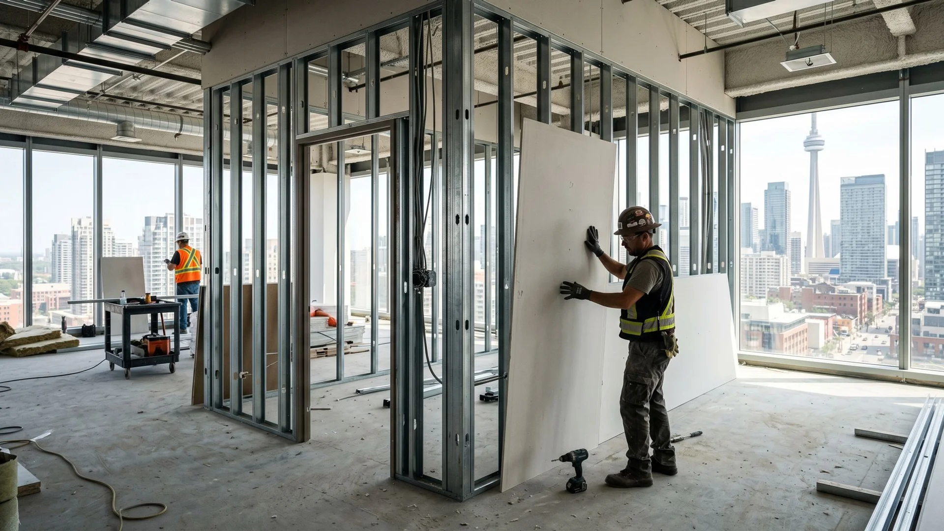 Drywall Partition Installation