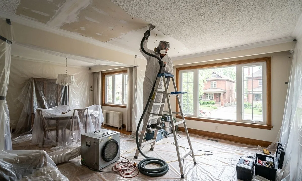 Popcorn Ceiling Removal