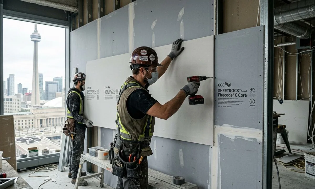 Garage Drywall in Toronto, ON - Type X Fire Separation Walls, OBC-Compliant Assembly & Garage Conversions